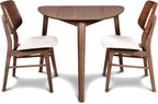 New Classic Furniture Mid-Century Modern Oscar Corner Table 3-Piece Dining Set - Image 2