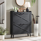 Barnyatoh Shoe Storage Cabinet, Farmhouse Shoe Organizer by Barnyatoh