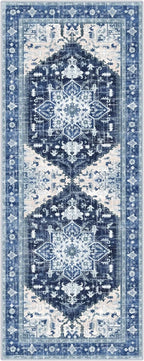 Yamaziot Washable Runner Rug, 2x5 Non-Slip Boho Vintage Hallway Rug Runner - Image 3