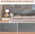 Easy-Going 100% Waterproof Oversized Loveseat Cover, Couch Cover - Image 3