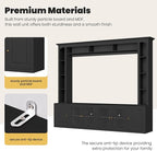 Merax Modern 4 Piece Entertainment Wall Unit - Image 6