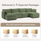 ROWHY 148'' Sectional Cloud Couch - Image 5