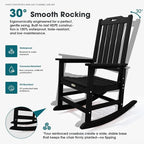 THOEOE Oversized Rocking Chair, Outdoor Rocking Chair - Image 3