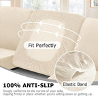Arfntevss Velvet Sectional Couch Covers L Shape Couch Cushion Covers Slipcovers - Image 4