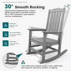 THOEOE Oversized Rocking Chair, Outdoor Rocking Chair - Image 3