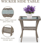 Belord Wicker Outdoor Furniture Set - Image 9