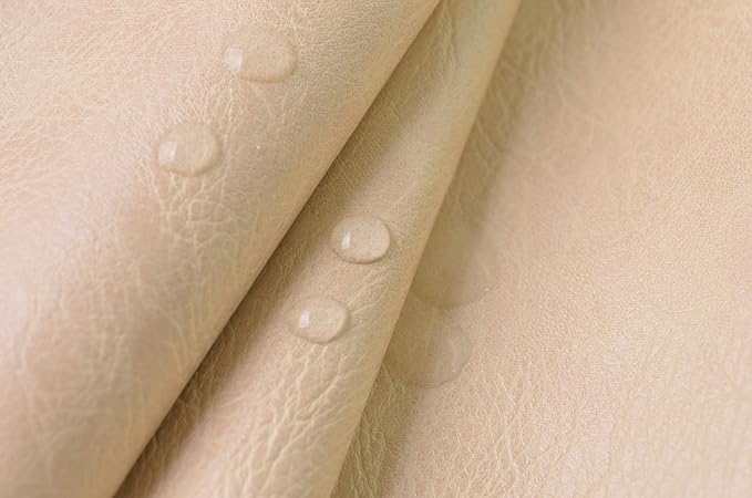 Wento Thick 2 Yard Faux Leather Fabric Soft Skin Grain PU Leather Fabric - Image 4