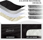 Genina Waterproof Recliner Chair Covers, Recliner Cover - Image 4
