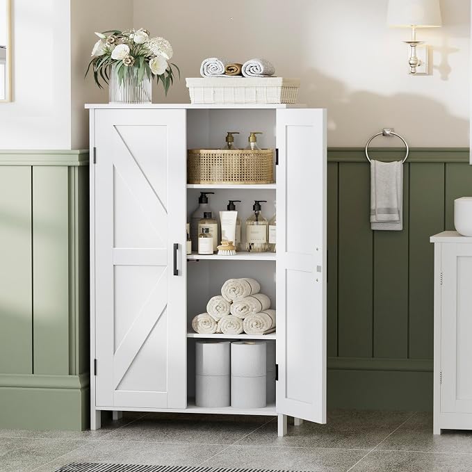 Homleke Farmhouse Bathroom Cabinet - Image 2
