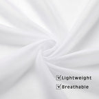 White Sheer Window Valance Curtains, Light Filtering Kitchen Valances Windows - Image 3