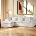 Boneless Couch Sectional Cloud Couch 102.3'' Oversized Modular Sectional Sofa by Fachmaih