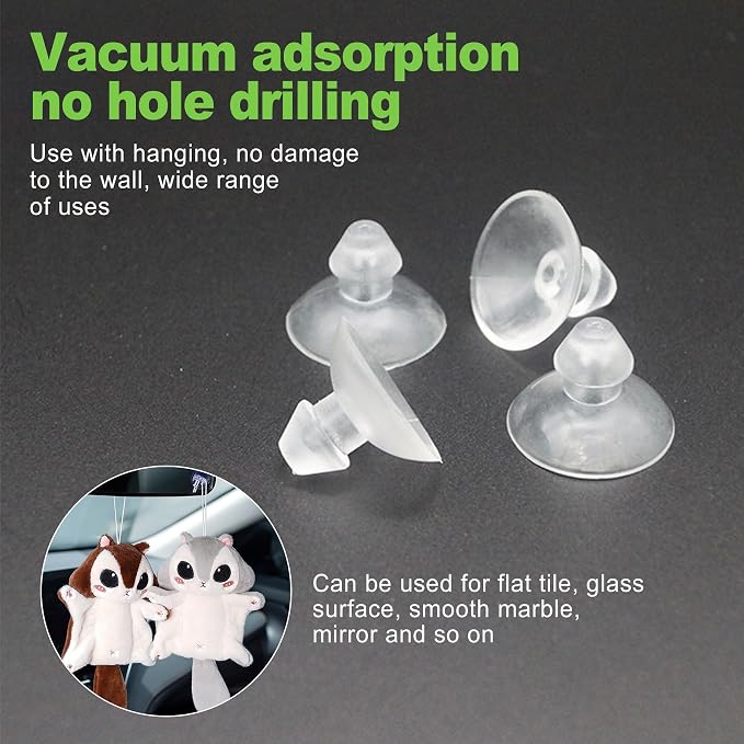 20 Pack 18mm/0.7" Transparent Anti-Collision Suction Cups - Image 5