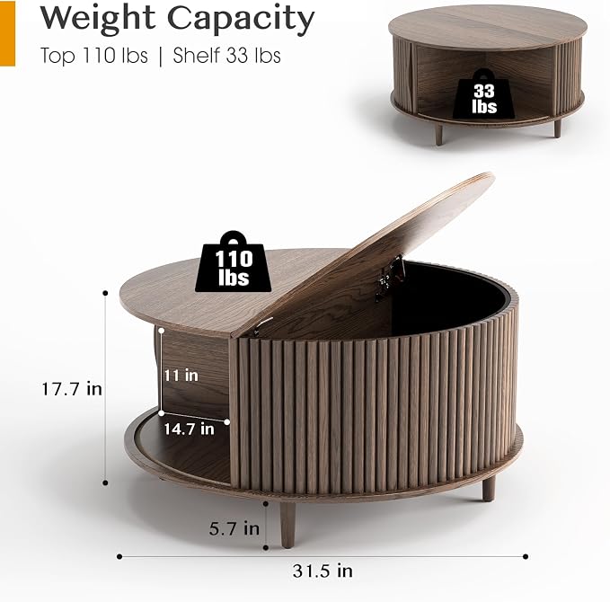 JOINICE, Round Coffee Table - Image 2