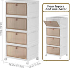 YFXCVSL 4 Tier Plastic Storage Bins - Image 3