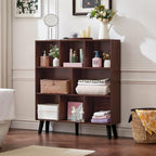 LEYAOYAO 8 Cube Bookshelf 3-Tier Bookcase - Image 3
