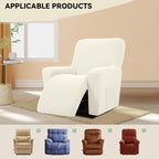 Cupuamon Recliner Chair Covers, Lazy Boy Recliner Covers Stretch Reclining - Image 5