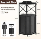 JKsmart Corner Bar Cabinet - Image 2