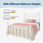Allewie 14 Inch Twin Size Metal Platform Bed Frame - Image 8