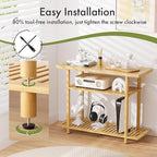 Bamboo TV Stand, Small TV Stands - Image 4
