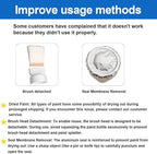 White Interior Wall Paint 6.35 oz, Drywall Repair Paint, Wall Primer - Image 3