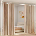 SUNALLY Room Divider Curtain Rod, No Drilling Room Separator by SUNALLY