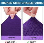 Smiry Waterproof Seat Covers for Dining Room Chairs Set of 8, Stretch Jacquard - Image 4