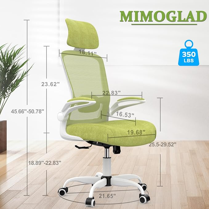 Mimoglad Office Chair, High Back Ergonomic Desk Chair - Image 2