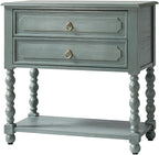 HULALA HOME Farmhouse Storage End Table - Image 8