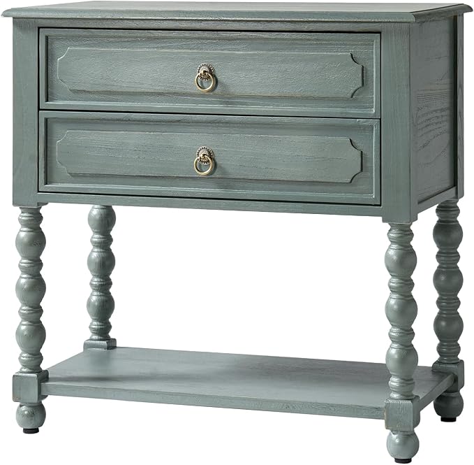 HULALA HOME Farmhouse Storage End Table - Image 8