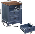 Joaxswe 18" Farmhouse Night Stand - Image 5