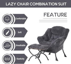 LITA Modern Accent Leisure Upholstered Sofa Chair, Lounge Reading Chair - Image 7