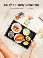 Bamboo Bed Tray Table with Foldable Legs, Breakfast Tray - Image 3