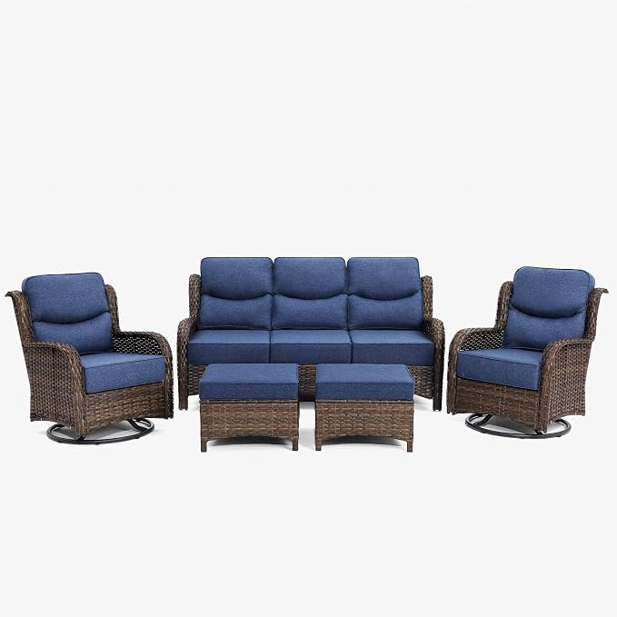 HILLGA Luxury High Back Patio Furniture Set - Image 8