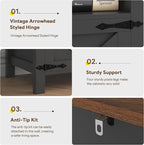 knoworld 63'' Buffet Sideboard - Image 9