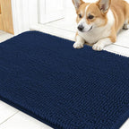 OLANLY Dog Door Mat for Muddy Paws 24x16, Super Absorbent Chenille Mud Mat | by OLANLY