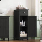 Iwell Bathroom Storage Cabinet, Small Bathroom Floor Cabinet - Image 2