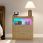 WOOVIVS Modern Nightstand Set of 2 - Image 7