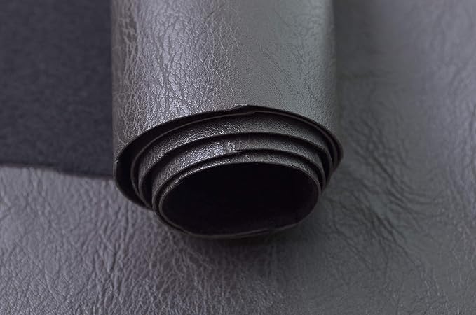 Wento Thick Faux Leather Fabric Soft Skin Grain PU Leather - Image 4