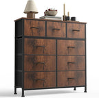 Sweetcrispy 9-Drawer Fabric Dresser Storage Tower by Sweetcrispy