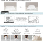 MIULEE Feather Pillow Insert 18x18, Throw Pillow - Image 8
