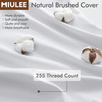 MIULEE 24x24 Euro Pillow Insert, Throw Pillow - Image 5