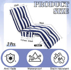 Kigley Outdoor Chaise Lounge Cushions - Image 2