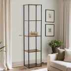Tall Display Shelf with Lights, Dimmable LED Display Cases - Image 2