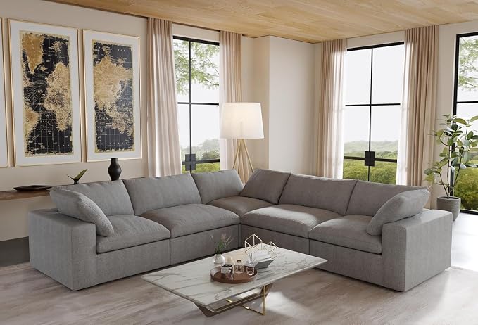 JACH V-Shaped Cloud Sectional Couch - Image 4