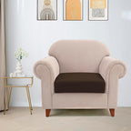 Water Repellent Single Seat Cushion Cover, Stretch Separete Backrest Cover - Image 2