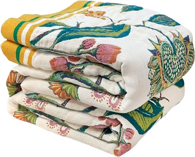 Boho Throw Blanket for Bed by Bofree