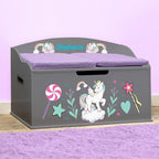 DIBSIES Personalized Creative Wonders Toy Box, Unicorns & Rainbows, 30 x 19.25 - Image 3