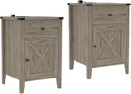 Betterhood Barnwood Rustic Farmhouse Nightstand by Betterhood
