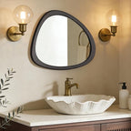 WallBeyond Asymmetrical Mirror, Irregular Wall Mirror, Wall Mirrors Decorative - Image 2