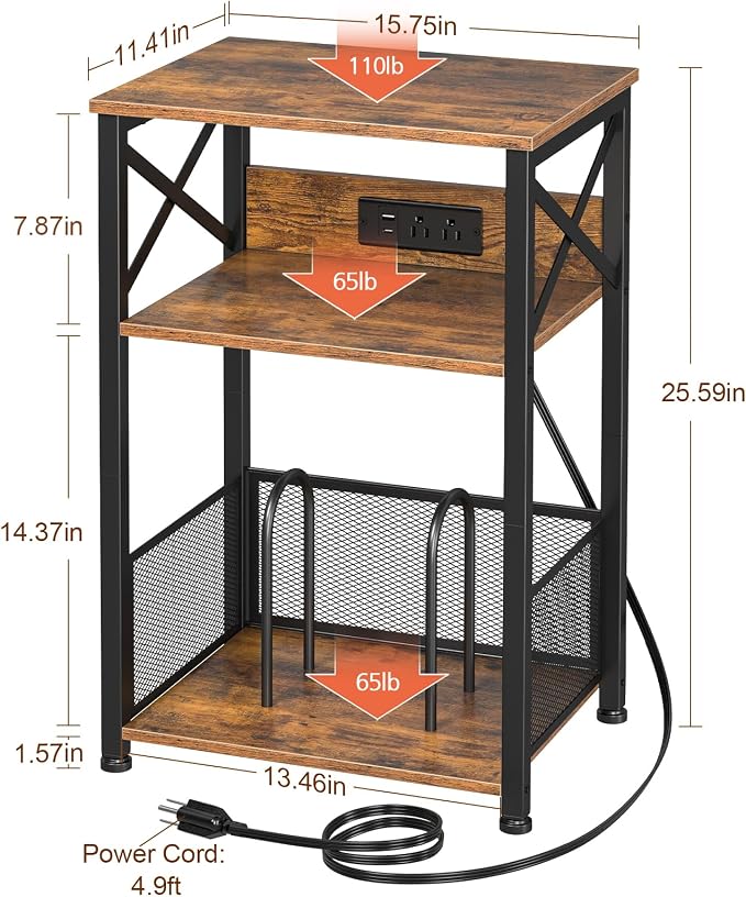 AMHANCIBLE Record Player Stand - Image 4